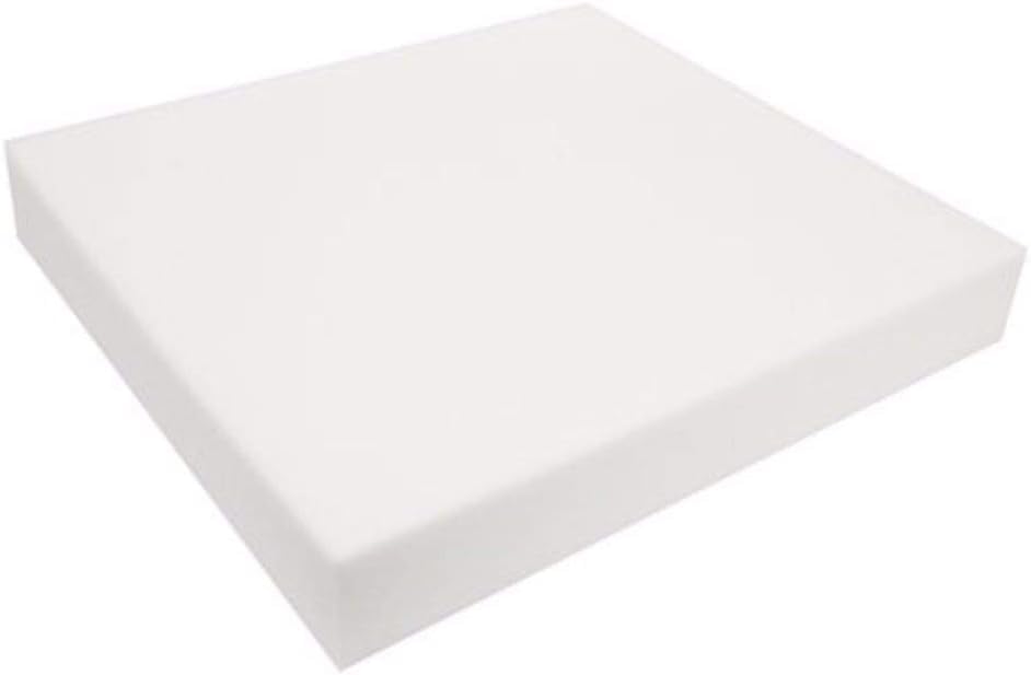 High Density Upholstery Foam Cushion 4x 24x 80 (52ILD) Ultra Firm Couch  Cushion Replacement, Foam Padding (White) by Ritchie Foam & Mattress 