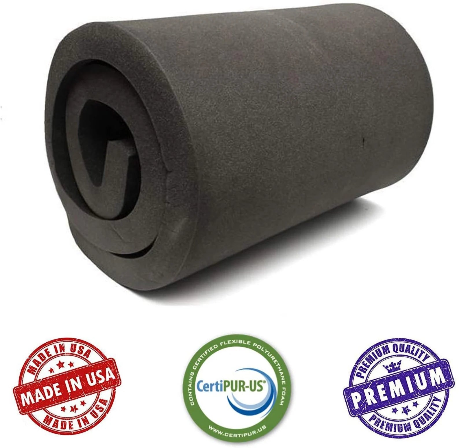 40x82 Charcoal Foam - primefoaminnovation 