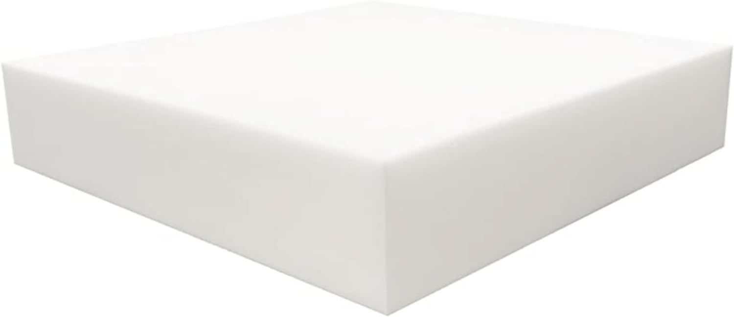 Prime Foam 6" Height x 24" Width x 24" Length Upholstery Cushion Made in USA - primefoaminnovation 